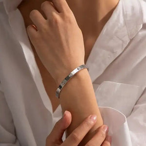 Luxury bracelet bangle - LA pink moon